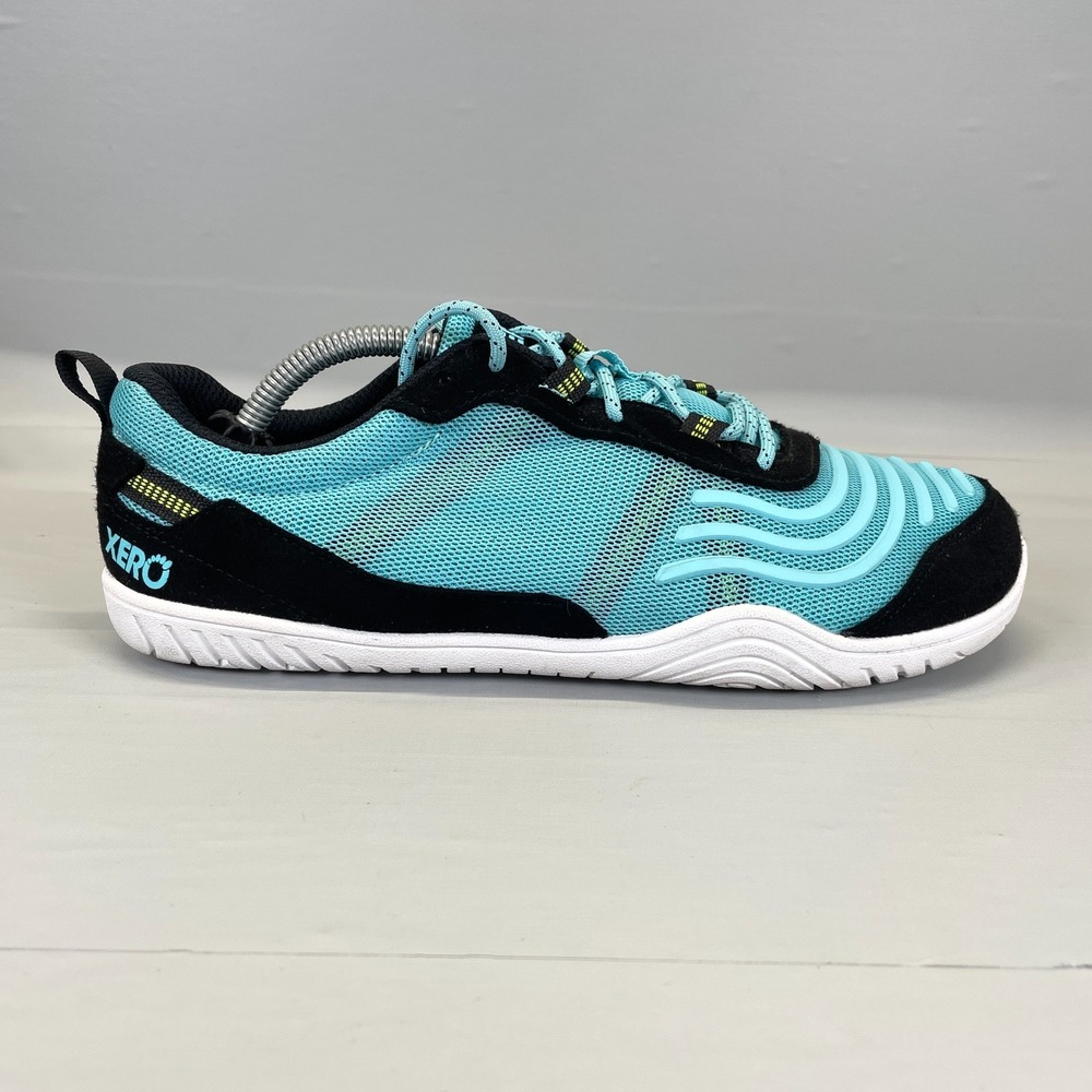 Xero 360 Shoes Womens Size 8 Blue Black Mesh Barefoot Minimalist Running Sneaker